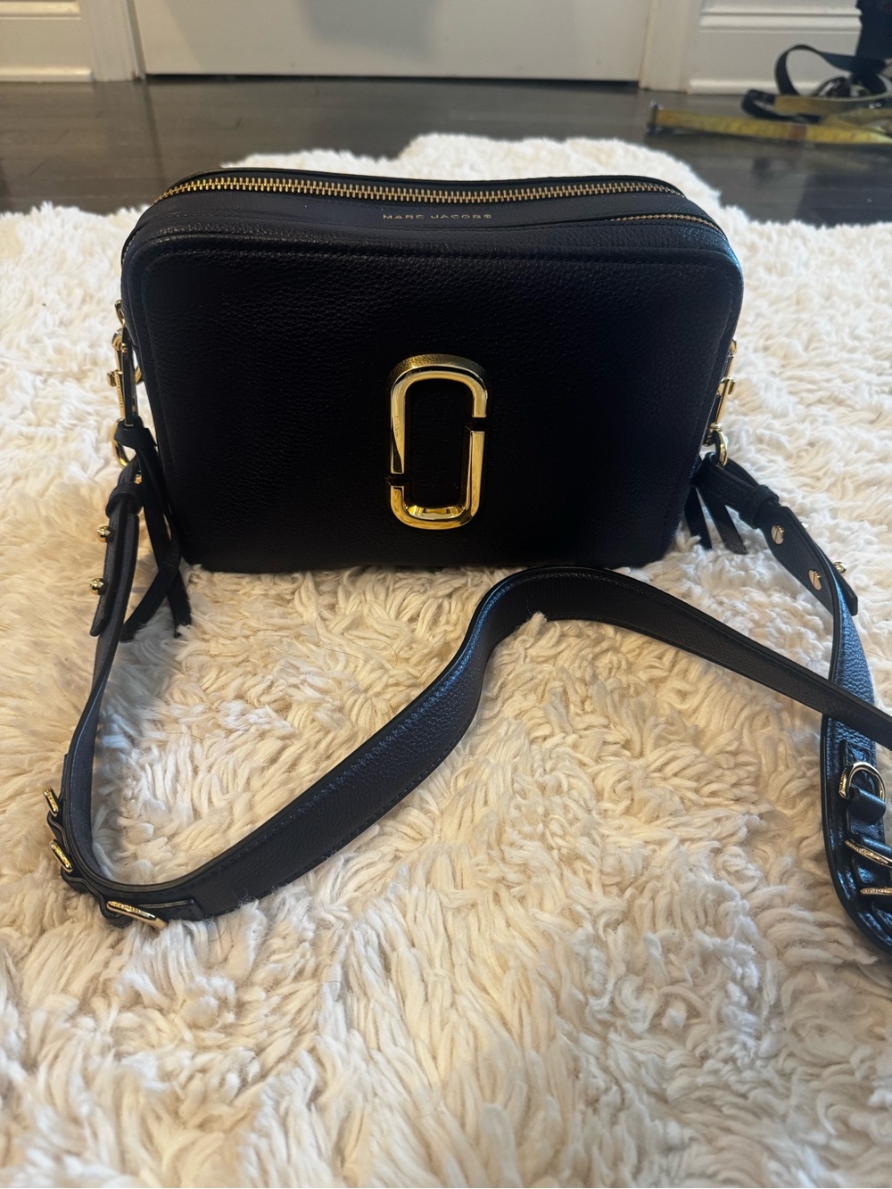 MARC JACOBS The Softshot M0014591 Navy Leather Women's Shoulder Bag - Picture 12 of 12